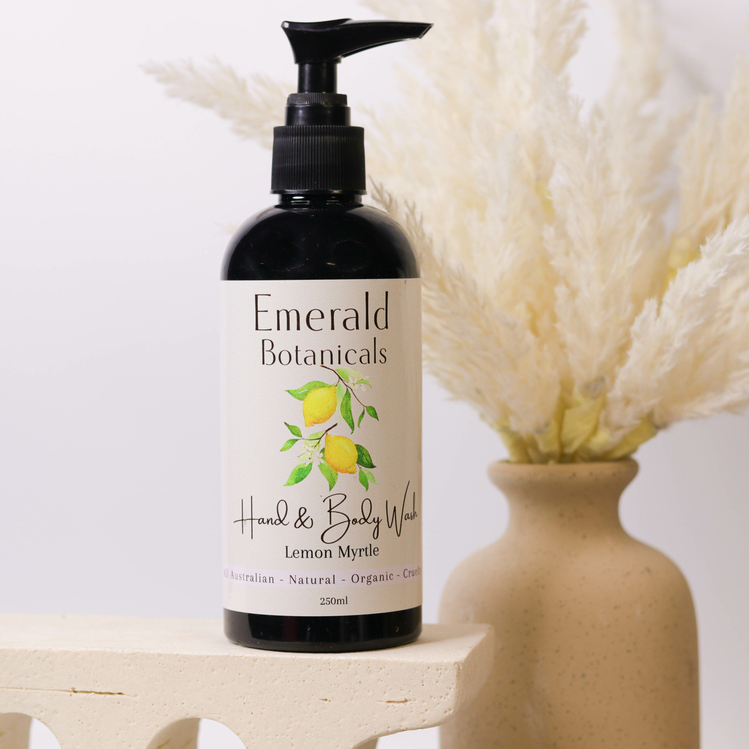Hemp & Lemon Myrtle Hand & Body Wash Hemp Flower